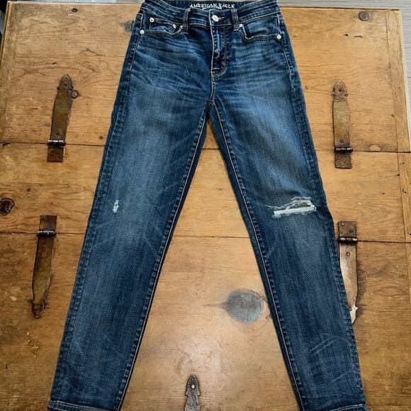 Woman’s American Eagle Outfitters Hi-Rise Slim Ankle Jeans Size 0 - Picture 3 of 14